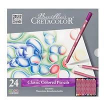 Lapis de Cor Permanente Classic Karmina 24 Cores Cretacolor