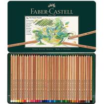 Lápis de Cor Pitt Pastel Seco 112136 Estojo Com 36 Cores - Faber Castell