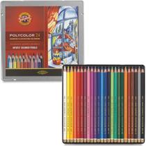 Lápis de Cor Polycolor Koh I Noor 24 cores Lápis de Cor Polycolor Koh I Noor 24 cores