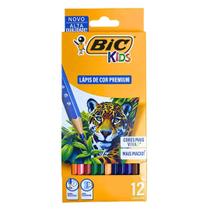 Lápis de Cor Premium 12 Cores - Bic