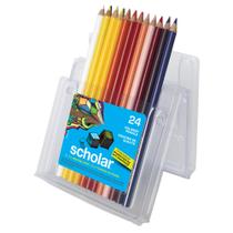 Lápis de cor Prismacolor Scholar, pacote com 24, para colorir para adultos