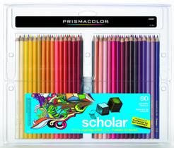 Lápis de cor Prismacolor Scholar, pacote com 60