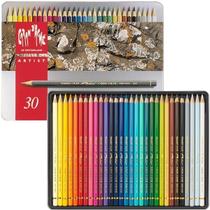 Lápis De Cor Profissional Caran D'ache Pablo 30 Cores