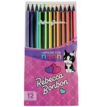 Lapis de COR Rebecca Bonbon Neon 12 Cores - Skypaper