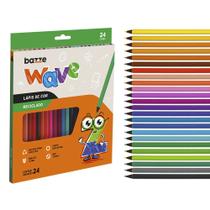 Lapis de Cor Reciclado Wave Com 24 Cores Summit