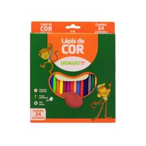 Lapis De Cor Redondo 24 Cores Leo E Leo Material Escolar Lapis De Cor Redondo 24 Cores Leo E Leo Material Escolar