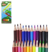 Lápis de cor redondo com 24 cores