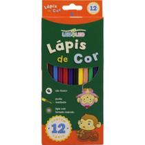 Lápis de COR Redondo Léo e Léo 12 Cores - Pacote com 6