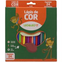 Lapis de cor redondo leo e leo 24 cores 4487 - leonora