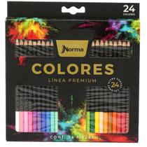 Lapis de COR Redondo Norma Premium 24 Cores Lapis de COR Redondo Norma Premium 24 Cores