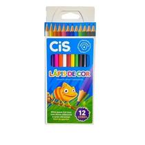 Lápis De Cor Sextavado 12 Cores CiS Lápis De Cor Sextavado 12 Cores CiS