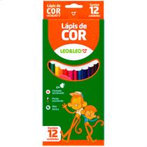 Lápis de Cor Sextavado 12 Cores Leo e Leo Lápis de Cor Sextavado 12 Cores Leo e Leo