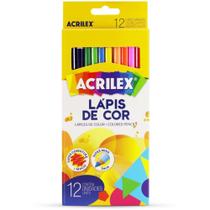 Lápis de COR Sextavado 12 Cores Pacote com 06