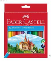 Lapis de Cor Sextavado 24 Cores Faber-Castell