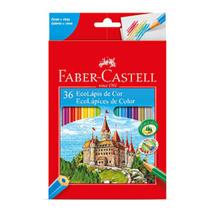 Lápis de Cor Sextavado 36 Cores Faber Castell