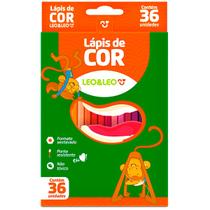 Lápis de Cor Sextavado 36 Cores Leo & Leo - Leonora