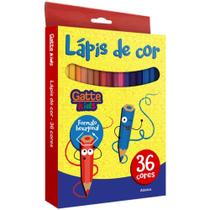 Lápis de COR Sextavado 36 Cores Pacote com 04
