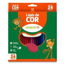 Lápis de Cor Sextavado 4449 24 Cores - Leo&Leo Lápis de Cor Sextavado 4449 24 Cores - Leo&Leo