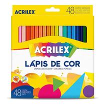 Lápis de Cor Sextavado 9648 48 Cores - Acrilex