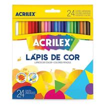 Lápis de Cor Sextavado 9694 24 Cores - Acrilex Lápis de Cor Sextavado 9694 24 Cores - Acrilex