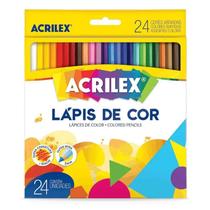 Lápis de Cor Sextavado 9694 24 Cores - Acrilex Lápis de Cor Sextavado 9694 24 Cores - Acrilex