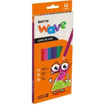 Lapis de COR Sextavado Bazze Wave 12 Cores PCT.C/12