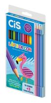 Lapis de Cor Sextavado Cis 12 Cores com 3 Tons Pastel Lapis de Cor Sextavado Cis 12 Cores com 3 Tons Pastel