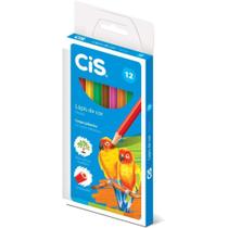 Lapis de COR Sextavado CIS Plastic 12 Cores PCT.C/12 Lapis de COR Sextavado CIS Plastic 12 Cores PCT.C/12