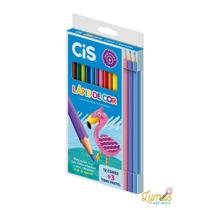 Lápis de Cor Sextavado com 12 Cores + 3 Pastéis Cis Lápis de Cor Sextavado com 12 Cores + 3 Pastéis Cis