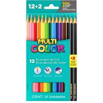Lápis De Cor Sextavado Eco 12 Cores + 2 Lápis Faber Castell Lápis De Cor Sextavado Eco 12 Cores + 2 Lápis Faber Castell