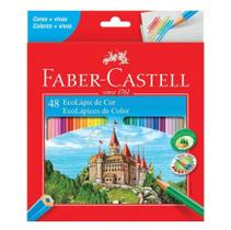 Lapis de cor (sextavado) Ecolapis 48 Cores - Faber-Castell