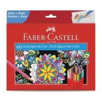 Lapis De Cor Sextavado Ecolapis 60 Cores Faber-castell