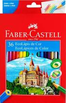 Lápis de cor sextavado faber castell 36 cores