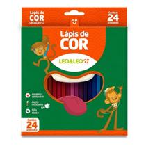Lapis de cor sextavado flex com 24 un em resina - leo&leo Lapis de cor sextavado flex com 24 un em resina - leo&leo