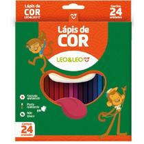 Lápis de Cor Sextavado Leo e Leo (24 Cores) 6 Unid - Leonora Lápis de Cor Sextavado Leo e Leo (24 Cores) 6 Unid - Leonora