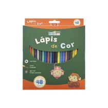 Lápis de Cor Sextavado Leo e Leo - 48 Cores Lápis de Cor Sextavado Leo e Leo - 48 Cores