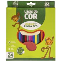 Lápis de Cor Sextavado Leo e Leo Eco 24 Cores - Leonora