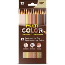 Lapis de COR Sextavado Multicolor ECO 12 Cores Etnias PCT.C/12 Lapis de COR Sextavado Multicolor ECO 12 Cores Etnias PCT.C/12