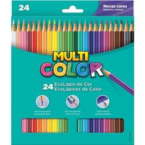 Lapis de cor (sextavado) Multicolor Super Eco 24cores -Faber