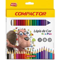 Lápis de COR Sextavado NEO-PEN 24 Cores 2,9MM - Pacote com 06 Unidades