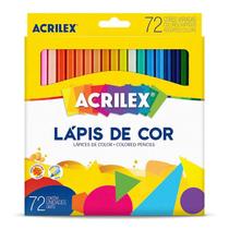 Lápis de Cor Sextavado New 9673 72 Cores - Acrilex Lápis de Cor Sextavado New 9673 72 Cores - Acrilex