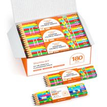 Lápis de Cor Shuttle Art - Pacote com 180 Unidades e 12 Desenhos (2HB) Lápis de Cor Shuttle Art - Pacote com 180 Unidades e 12 Desenhos (2HB)