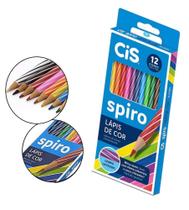 Lápis de Cor Spiro Estojo Com 12 Cores - Cis Lápis de Cor Spiro Estojo Com 12 Cores - Cis