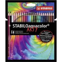 Lápis de Cor STABILO Aquacolor Arty c/ 24 Cores