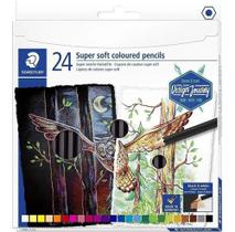 Lapis De Cor Staedtler 24 Cores Super Soft Design Journey