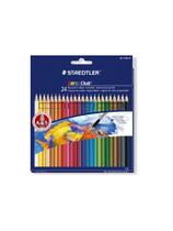 Lápis de Cor Staedtler Noris Club - 24 Cores com Pincel