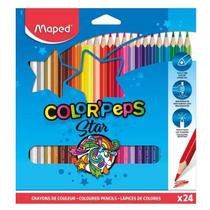 Lápis de Cor Star MAPED Color Peps c/ 24 Cores