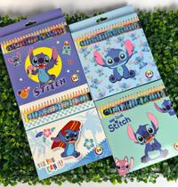 Lápis De Cor Stitch 24 Cores Sextavado LAP24C