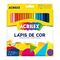 Lápis de Cor Super Cobertura 72 Unidades - Acrilex