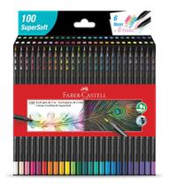 Lapis de Cor Super Soft - 100 Cores - Faber Castell
